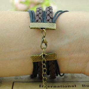 Handmade Charm Jewelry,star Bracelet,motto..