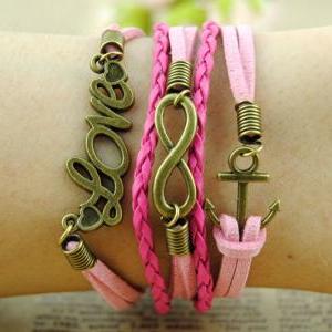Anchor Bracelet - Love Bracelet,infinity..