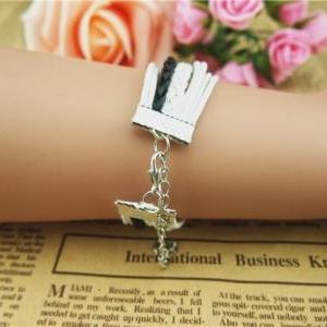 Handmade Bracelet,owls Bracelet,lucky Leaf..