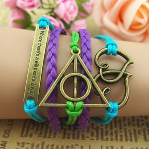 Love Bracelet, Harry Potter,heart To Heart Charm..