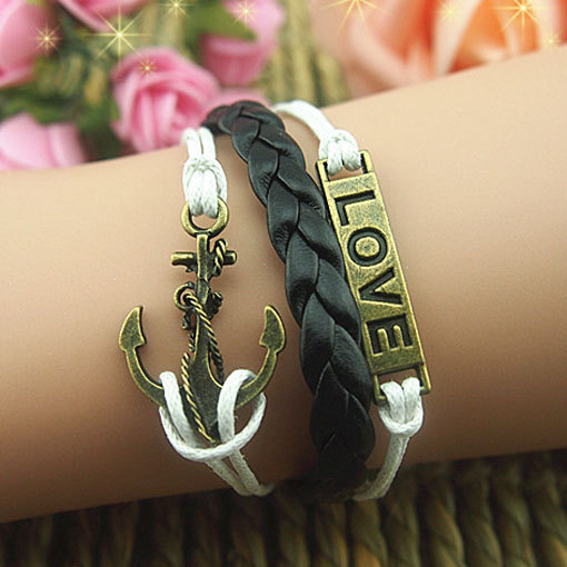 Love Bracelet,infinity Bracelet,anchor Bracelet, Charm Bracelet,bridesmaid Bracelet, Unique Hand Chain Girlfriend Gift,personalized